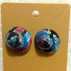 *3/$12* New Shell Floral Stud Earrings